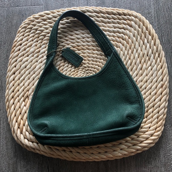 Coach Handbags - coach hobo vintage suede green